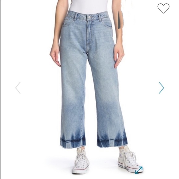 DL1961 Hepburn Wide Leg Jeans Size 27 - Picture 1 of 10